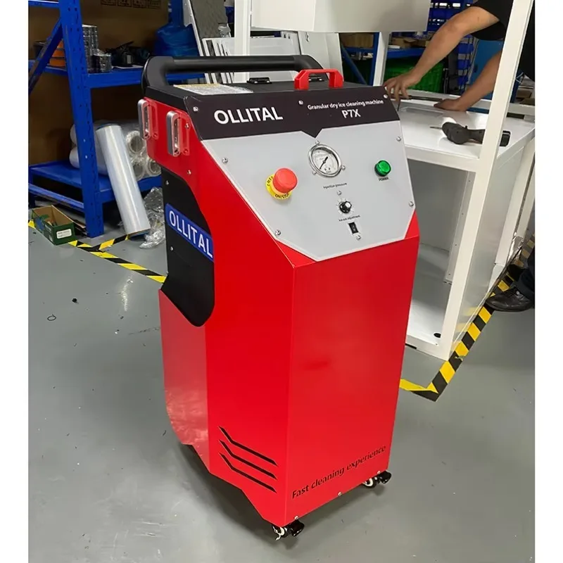 Custom Made Dry Ice Blasting Machine Dry Ice Cleaner Industrial Blaster for Carbon Rust Paint Removal Engine Mold 110V