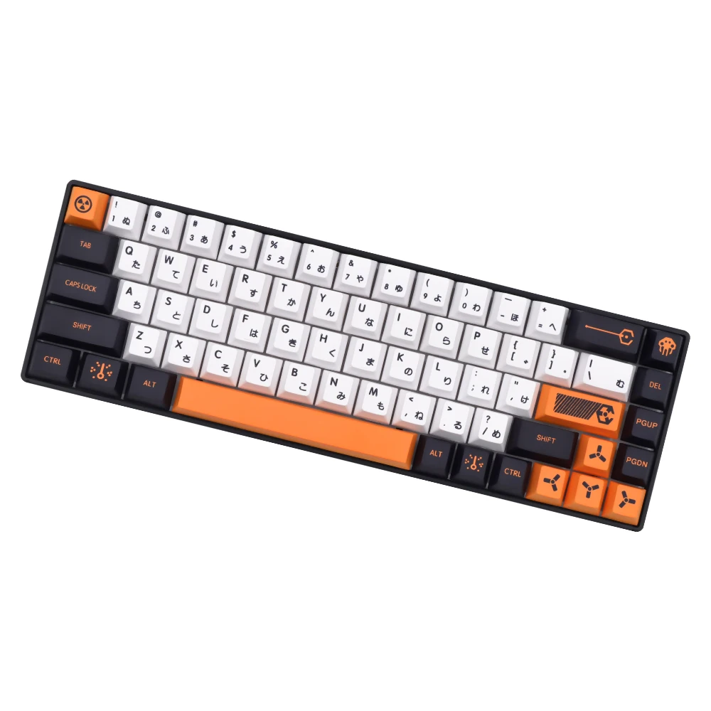 Imagem -06 - Maxkey-pbt Cereja Perfil Conjunto Keycap Gmk Guerra Virtual Teclado Mecânico Gh60 Gk61 64 68 84 87 100key 980 104 108