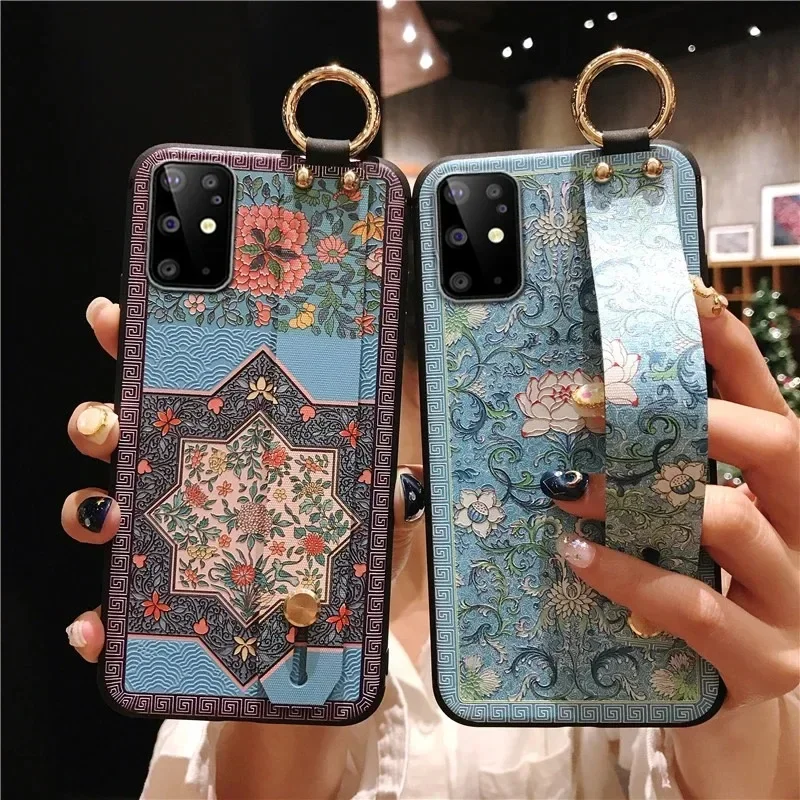 Custodia porta telefono fiore in rilievo 3D stile Vintage per Xiaomi Redmi Note 12 11 10S 9 9S 8 Pro 7 Redmi 12C 11A A1 10 10C 9 9T 9A 9C