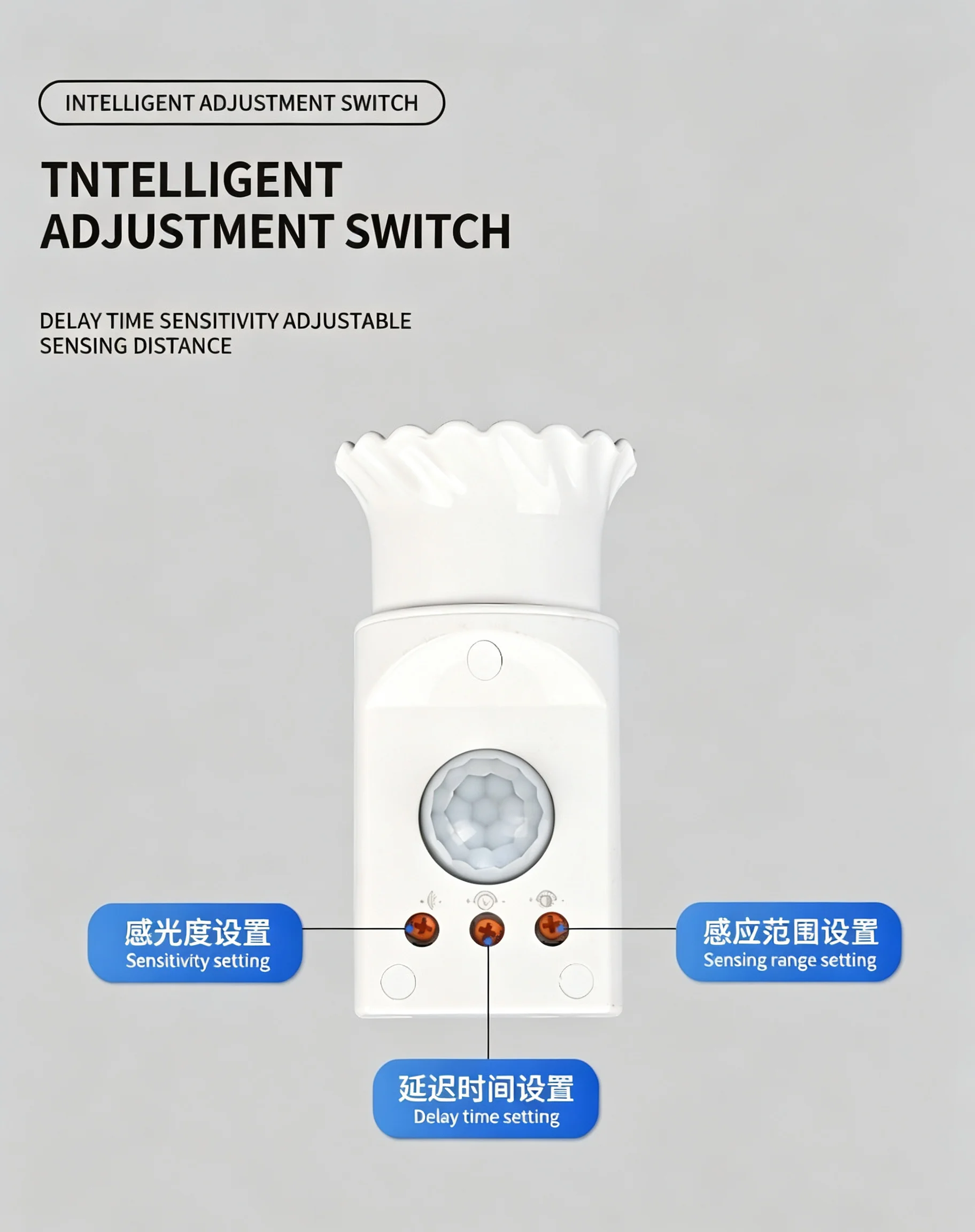 E27 AC 220V Human 2015 Newest Body Infrared IR Automatic Sensor t PIR Motion Detector