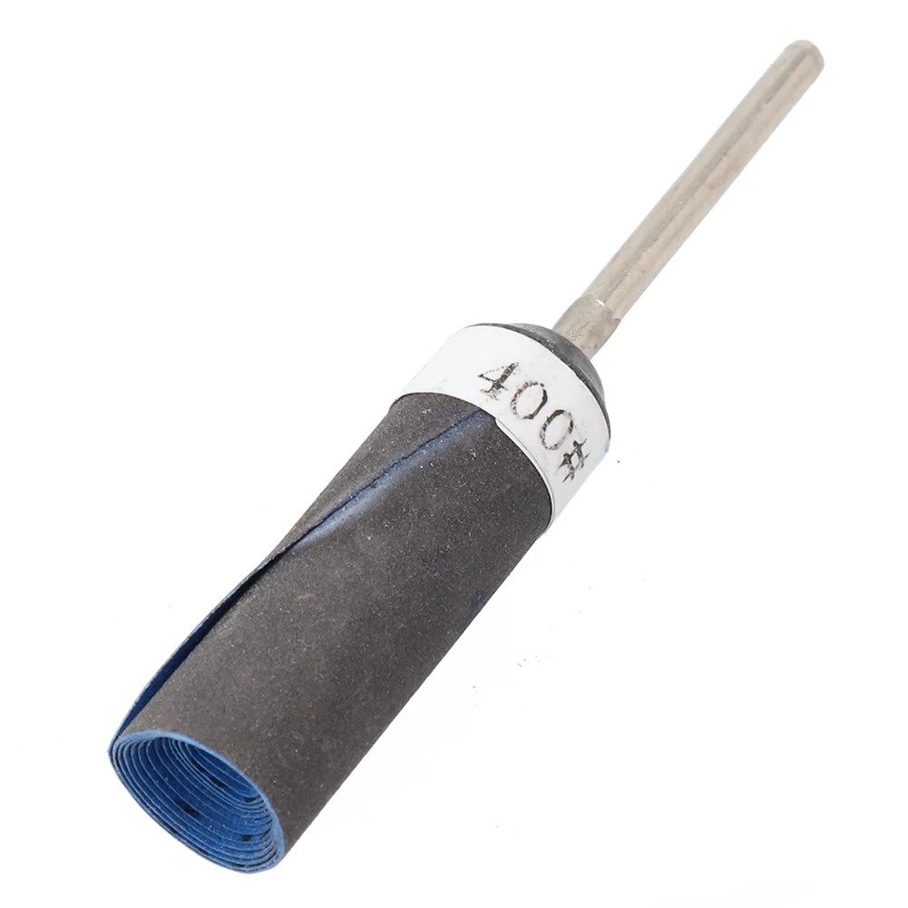 Imagem -05 - Lixa Banda Tambor Abrasivo Escultura Rebolo Cabeça Lixa Vara 180600 Grão 2.35 mm Haste para Ferramenta Rotativa Moedor Peças
