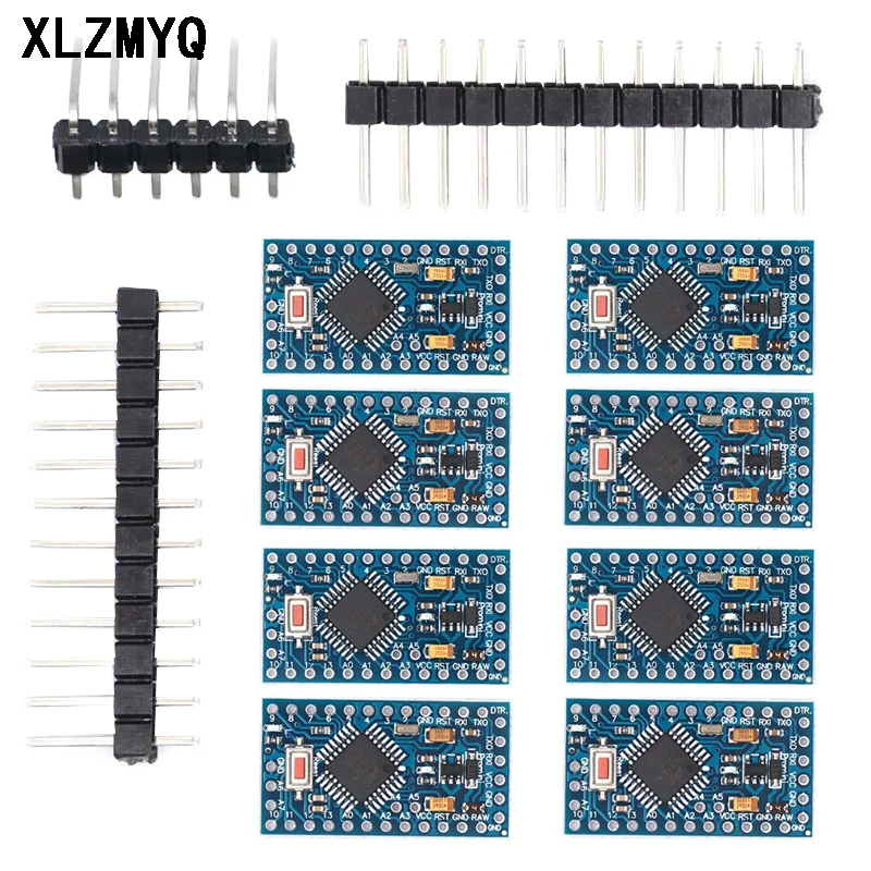 10pcs Pro Mini 3.3V/8M 5V/16M ATMEGA328 ATMEGA328P-AU 3.3V/8MHz 5V/16MHZ ATMEGA328PB for Arduino Development Board DIY Kit