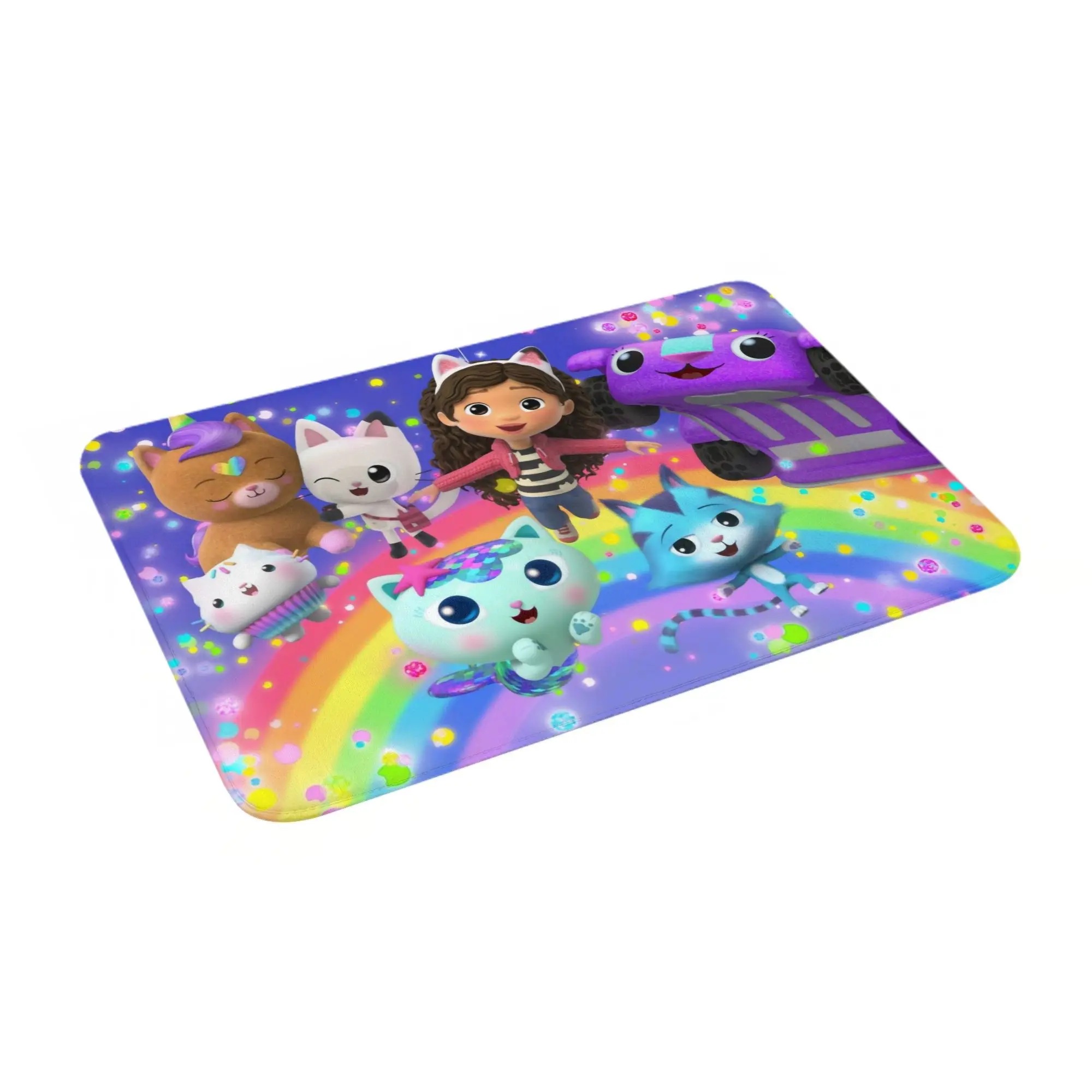 

Doll-housed Merch Memory Foam Bath Mat Rug Non-Slip Ultra Soft Cute Cartoon Bathroom Floor Rugs Carpet For Bath Shower Tub