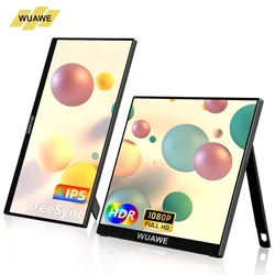 Nice gift 15.6-inch 60HZ Gaming Portable Monitor for Laptop, 1080P IPS Display LCD FHD External Second Computer Screen for Phone