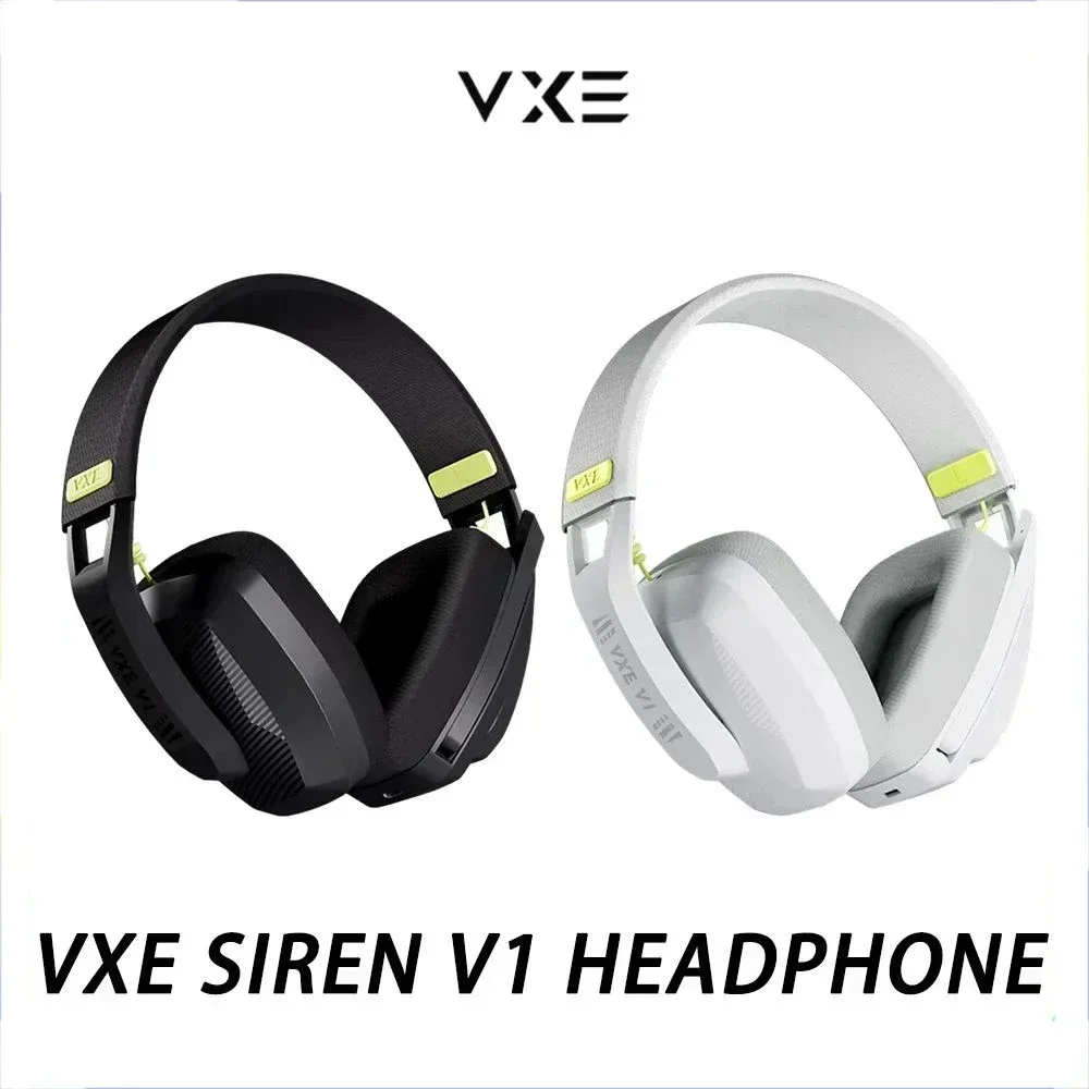 VGN VXE Siren V1 Headphone Dual Mode Noise Reduction Wireless Bluetooth Gaming Headphone Long Battery Life Pc Gamer headset Gift