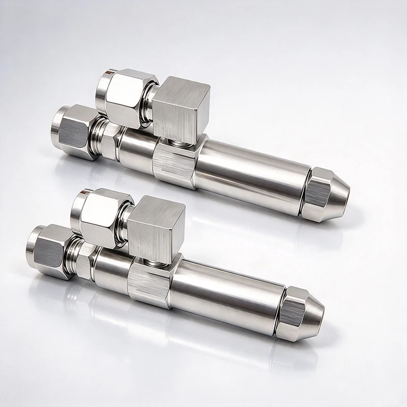 Siphon Air Atomizing Oil Nozzle, 304 Stainless Steel Two-Fluid Fuel Spray Nozzle for Waste Oil Heavy Oil Combustion Burner