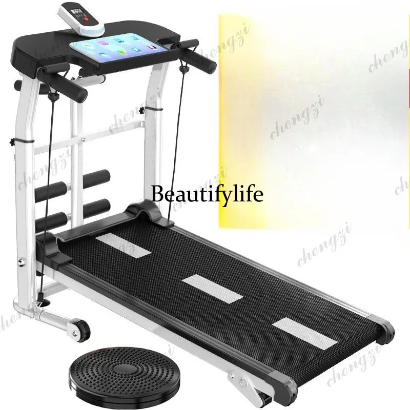 Treadmill household non-electric walking, folding small indoor gym, mechanical exercise equipment