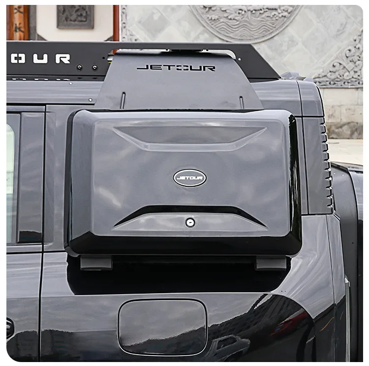 High quality Jetour Traveler Exterior Accessories Car Exterior Side Box Waterproof Side Tool Storage Box