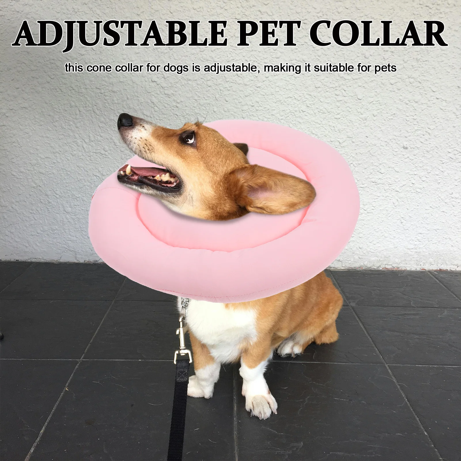 

Soft Cone Collar for Dogs After Surgery Adjustable Comfortable Pet Recovery Dog Cone Soft Flexible Comfy Dog Surgery Collar