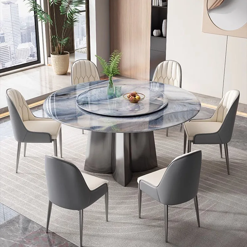 

Round Restaurant Dining Tables Coffee Mobile Luxury Replica Dressing Dining Tables Console Mesas De Jantar Home Furniture HDH