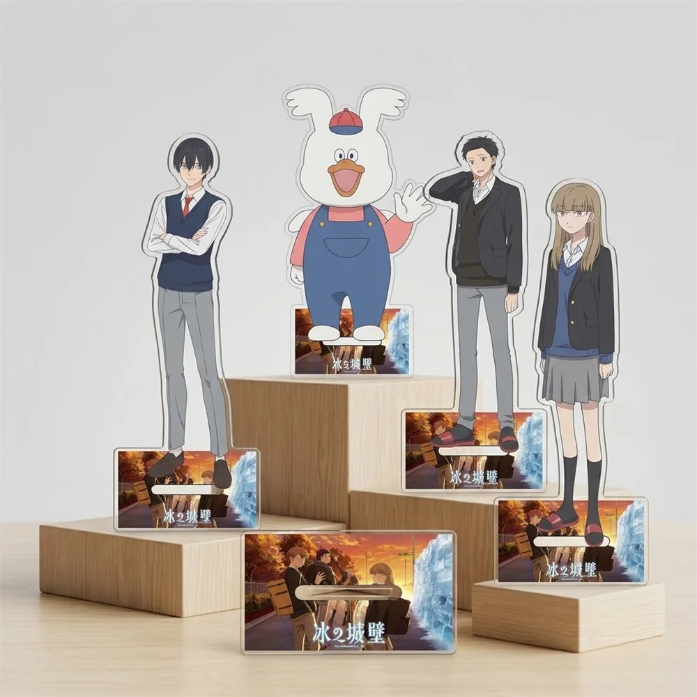 15CM Anime The Ramparts of Ice Acrylic Keychain Stand Model Ornament Accessories Goods Christmas Gifts
