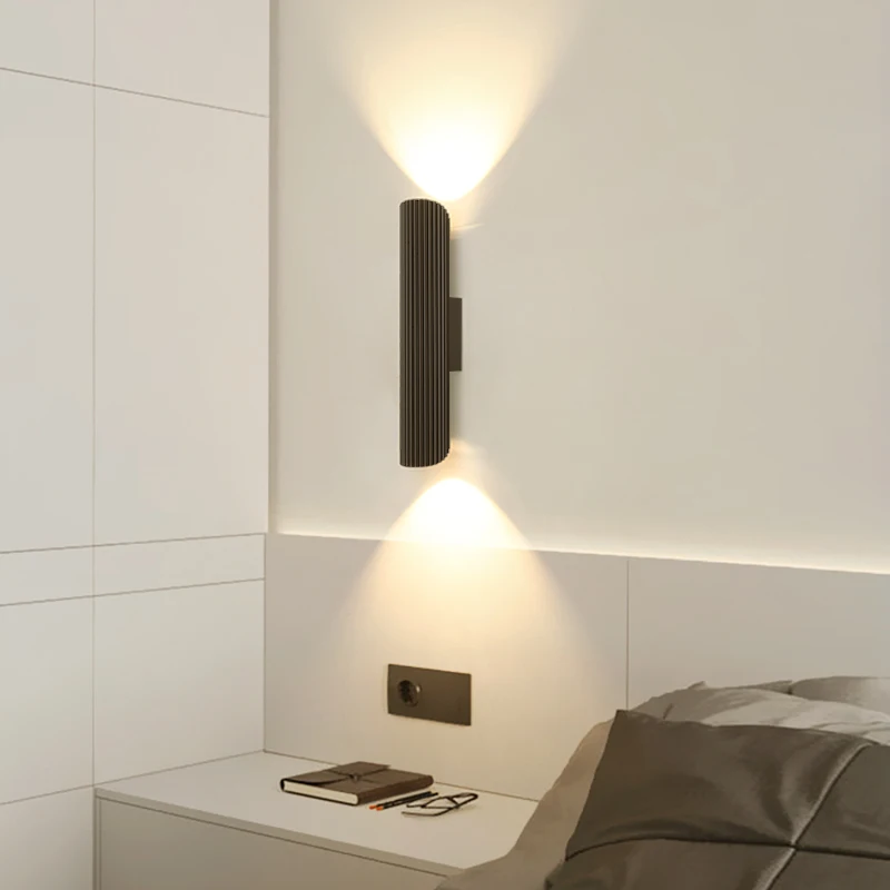 Imagem -02 - Nordic Led Wall Light para Decoração de Casa Arandela de Cabeceira Lâmpada de Parede Quarto Sala de Jantar Corredor Escada Corredor