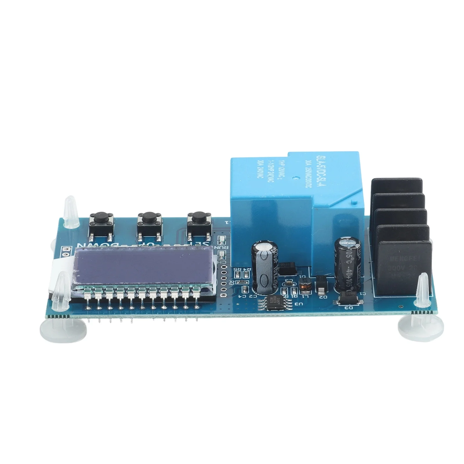 L30A 6-60V Digital Battery Charge Controller With LCD Display Timer Function Auto Stop For Car MotorPower Supply To