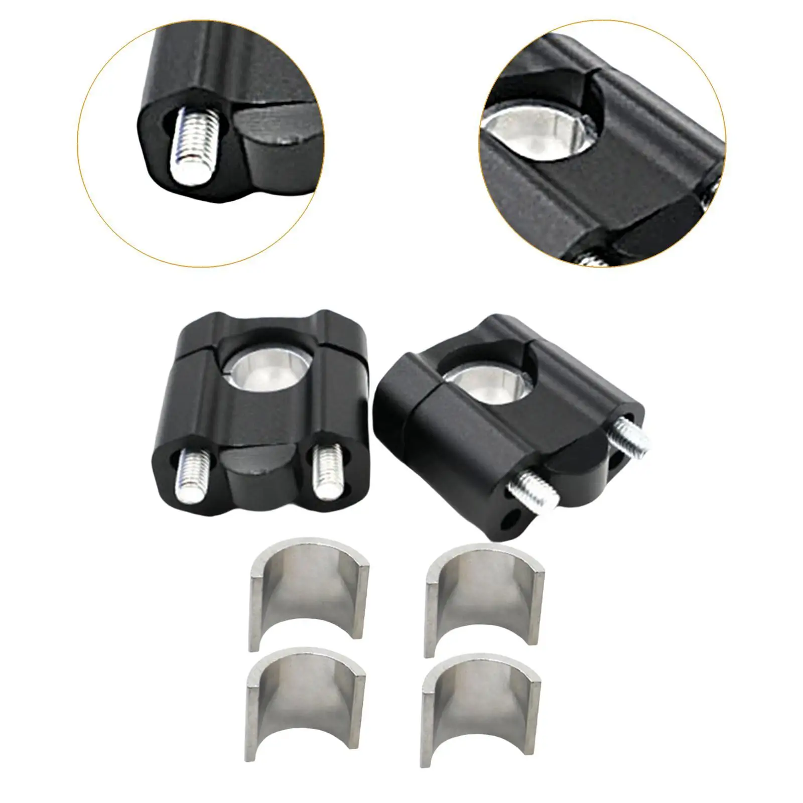 Generic Motorcycle Handlebar Risers 22mm/28mm Replacement Handlebar Adaptor