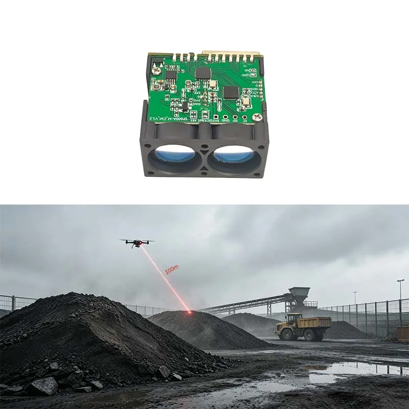 PT-100H IIC Laser Distance Sensor 100m 500hz Lidar Price 1KHZ 905nm Laser Rangefinder Module for Industrial Inspection Robots