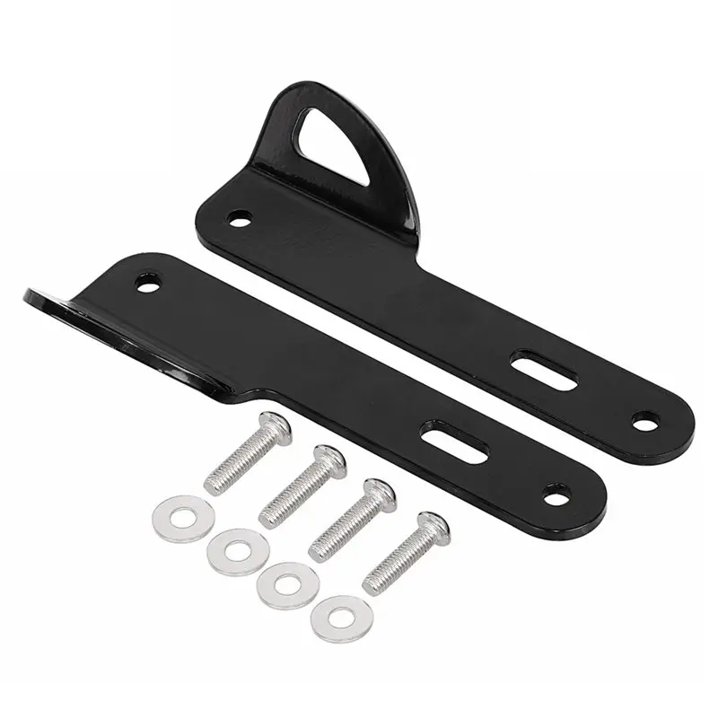 Strange Bracket Kit For Black Front End Fork Tie Down Fit For 1993-2023 Electra Glide
