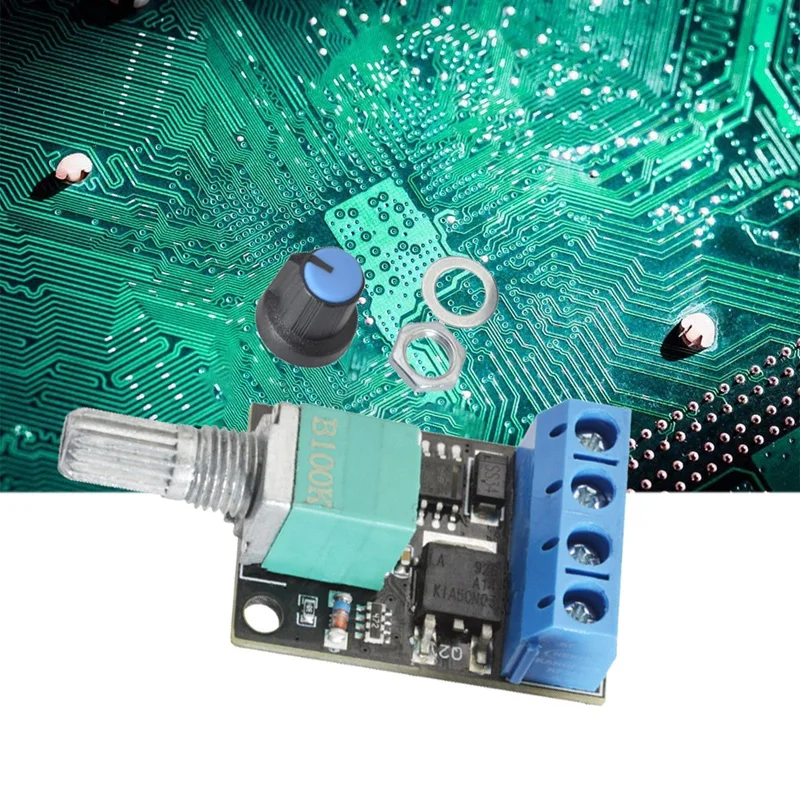 Hot TTKK 10 Pcs PWM DC Motor Speed Controller muslimt Speed Control Switch 10A Switch Function LED Dimming Speed Control Modul