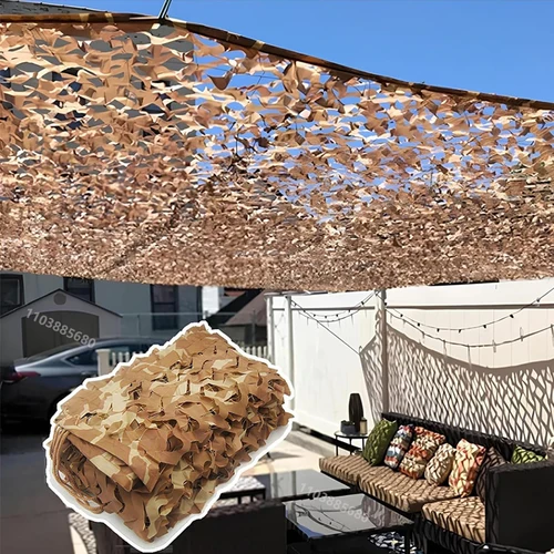 Red de entrenamiento de red de camuflaje, tienda parasol, refugio de caza, camping al aire libre, cubierta de coche, decoración de bar de jardín