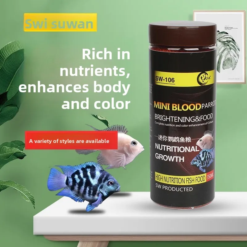 

SW Mini Parrot Cichlid Micro Pellets - Starter Formula for Electric Blue Parrotfish & Tropical Community Tanks