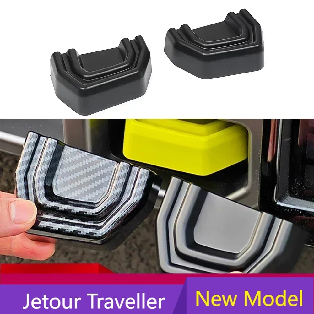 New！For cherry23 24 Jetour Traveller Jetour T2 Trailer Hook Cover Modified Exterior Trim Off-road Trailer Cover Trim Stickers