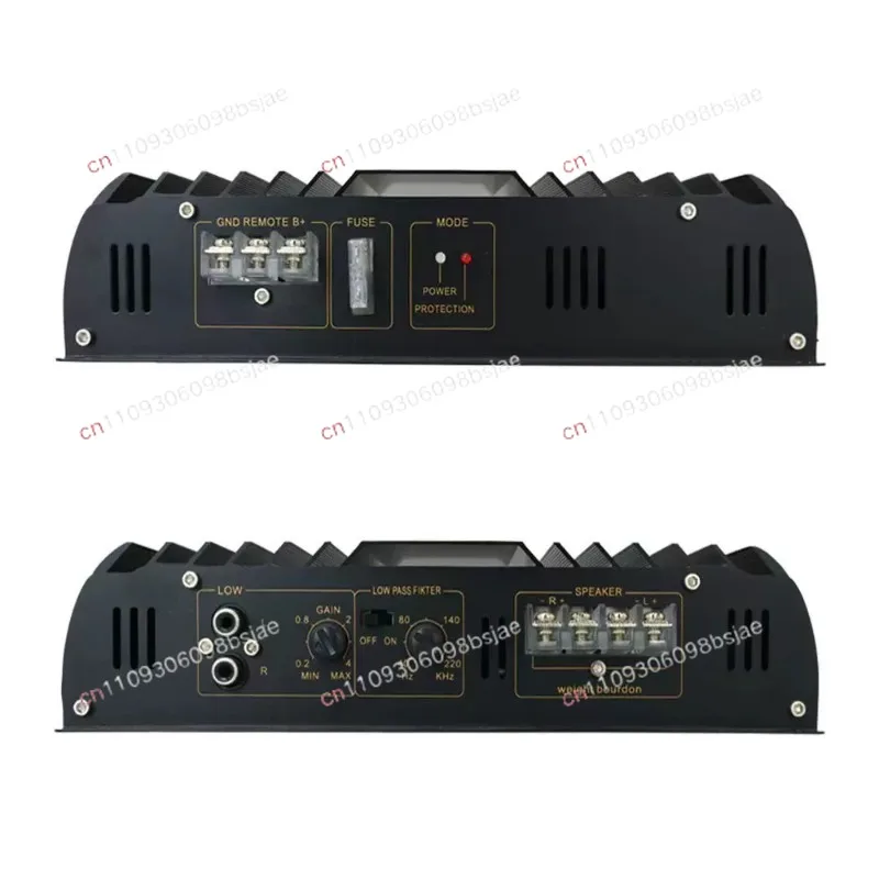 3500W Car Audio Two Channel AB Class Amplifier For Speaker Upgrade Subwoofer Bridgeable Power Amp