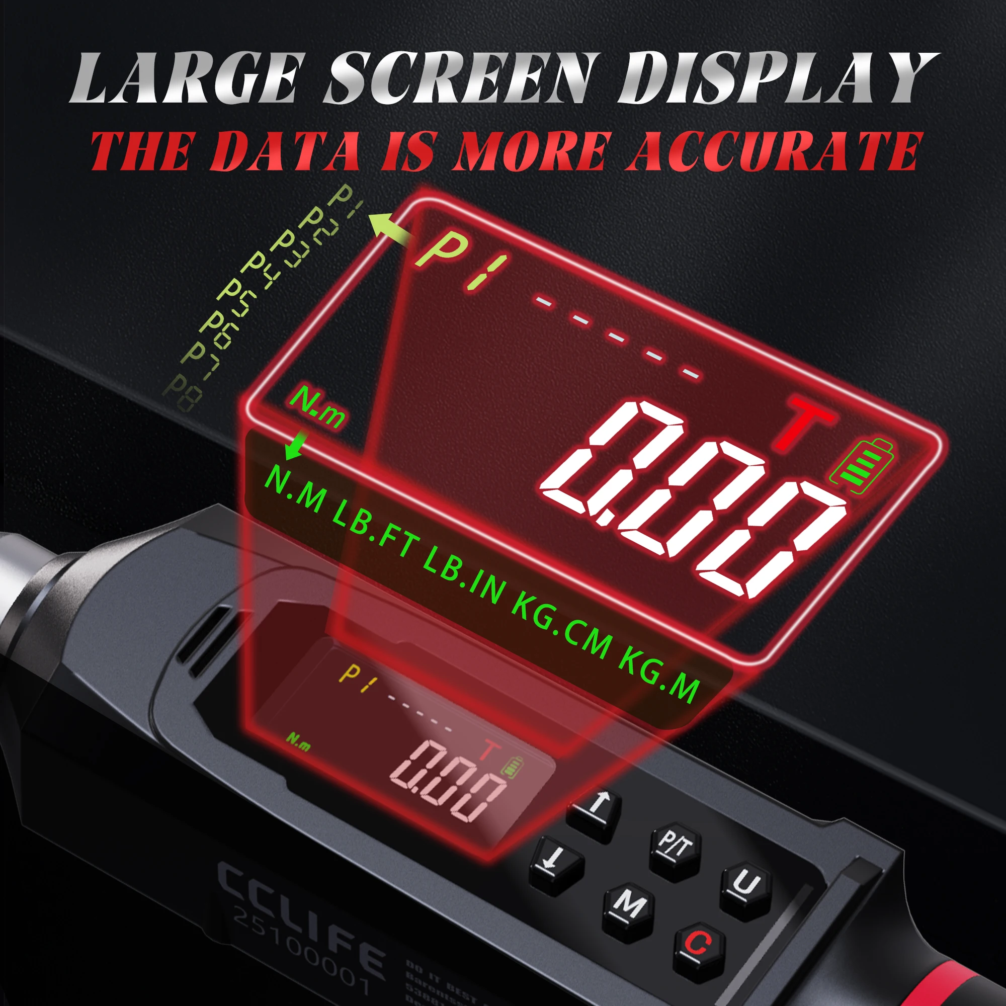 3/8'' Electronic Digital Displ - Torque Wrench Digital recension och pris