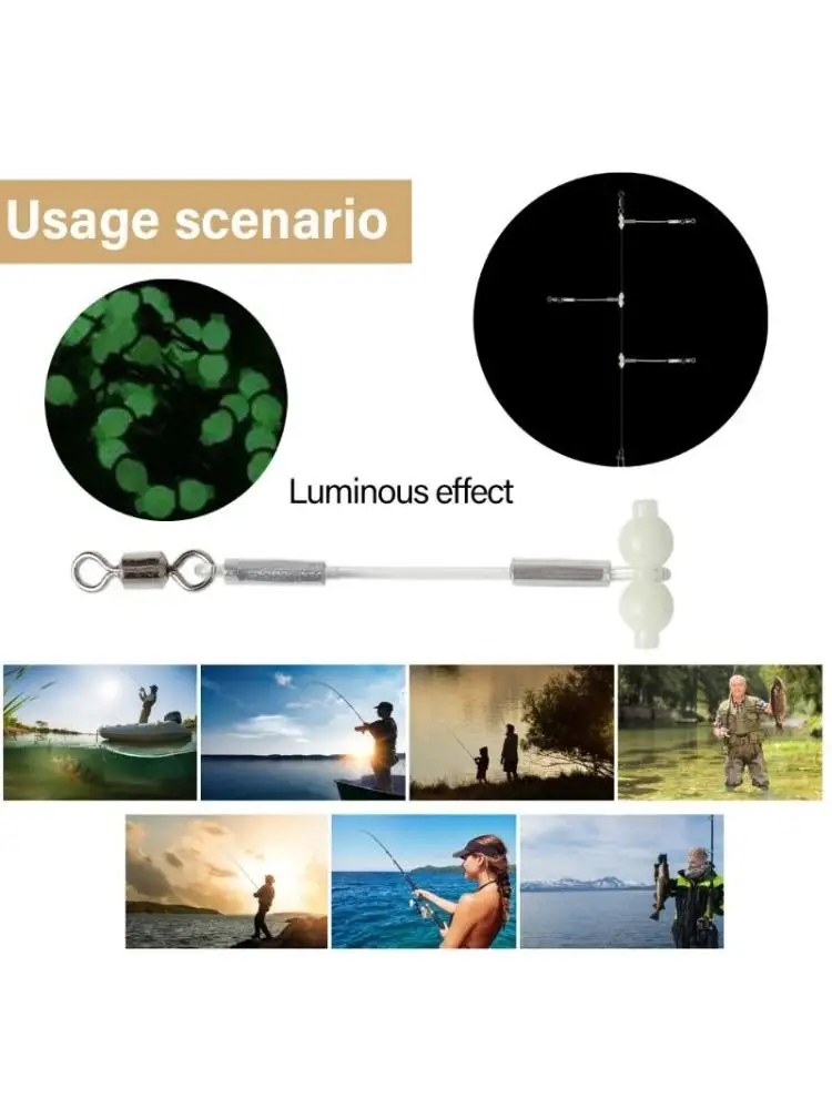 

10pcs Glow Gourd Balance Bracket Gourd Swivels Connector Fishing Accessories