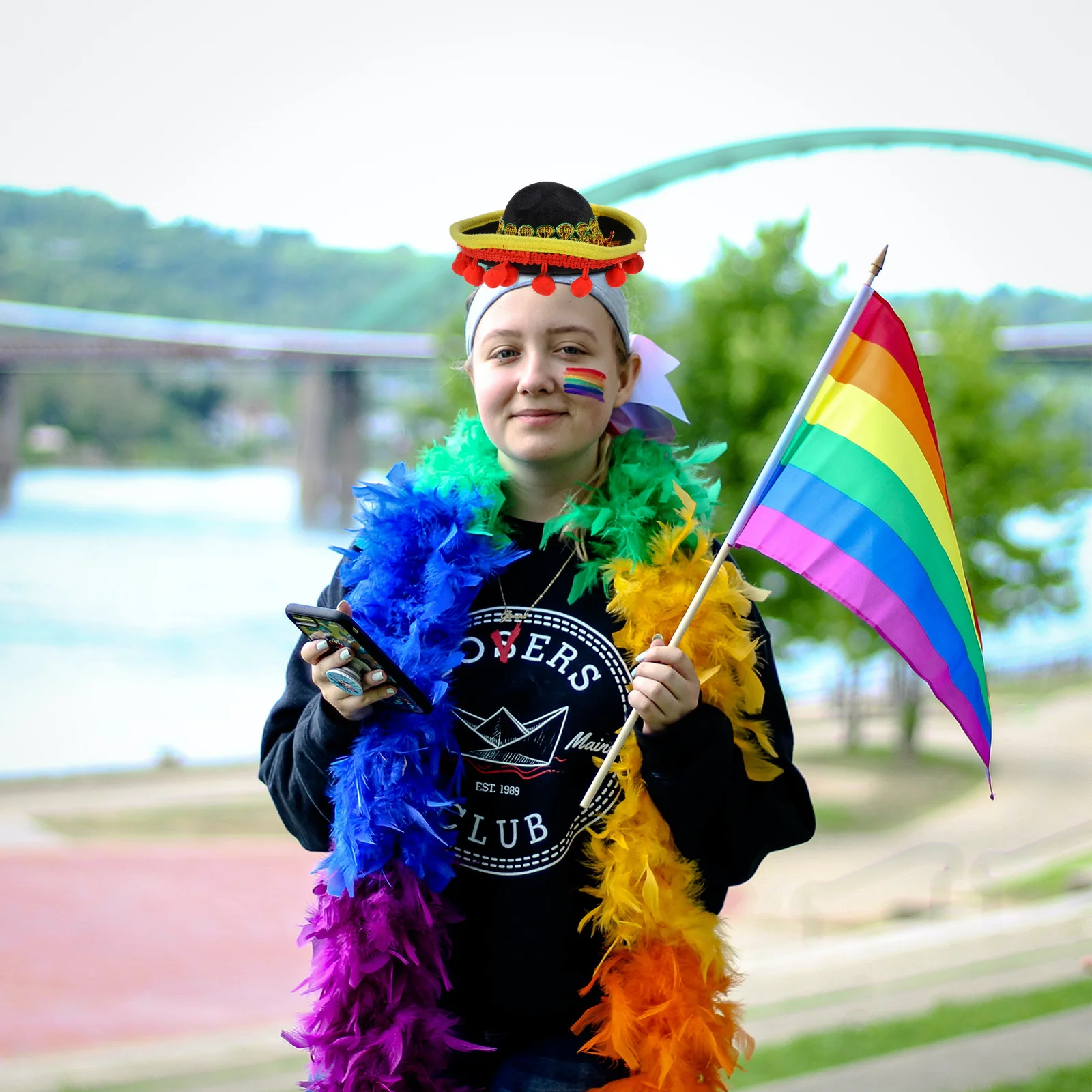 

Mini Straw Hat Hair Hoops Creative Lightweight Party Headband Decorative Mexico Hair Bands Carnival Headdress Costume Supplies