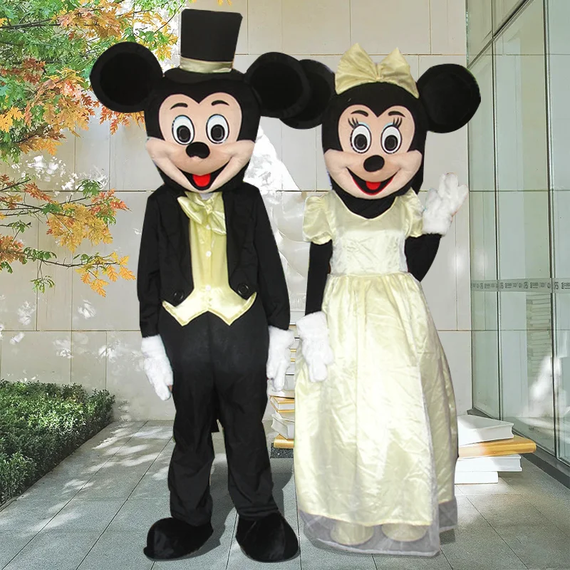 ハロウィン特価！コスプレミッキー　ミニー　着ぐるみ　結婚式　二次会　余興　忘年会 結婚式ミッキーミニーマスコット衣装漫画キャラクター大人のコスプレ