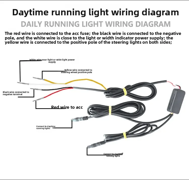 For Toyota Corolla 2017-2018 Car Led Daytime Running Light Front Fog Lamp Yellow Dynamic Turn Signal DRL 12V Daylight Night Blue detail image 9