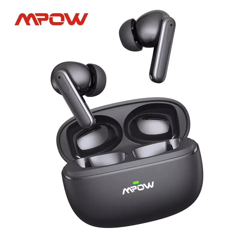 Mpow Bluetooth 5.3 Earphone ANC Noise Reduction 26H Playtime Headset For iPhone