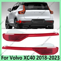 For Volvo XC40 2018-2023 Auto Accessories Rear Bumper Reflector Brake Light Tail Light Without Bulb 31656865 31656866