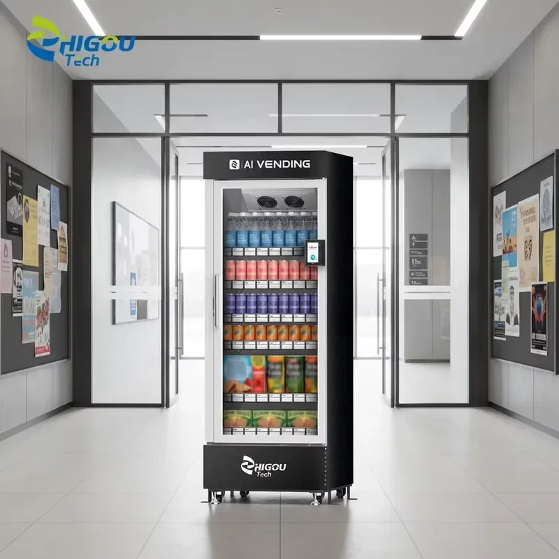 Unattended Self Service Vending Machine 24 Hour QR Code Payment Beverage Snack Vending Machine