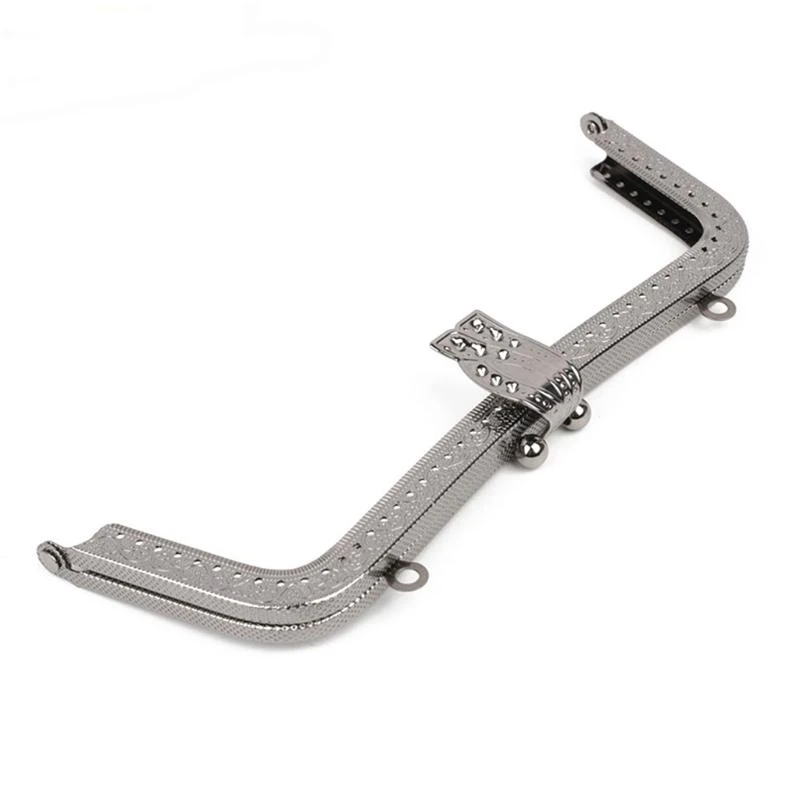 

G5AE Metal Purse Frame Clasp Handle Kiss Locks for DIY Making Coin Bags Craft Sewing