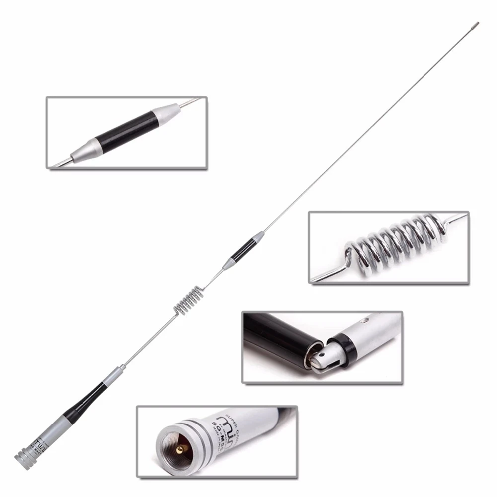 N86R -M507 Vehicle Mounted Intercom Antenna 2.15 Dbi (144 Mhz) 5.5 Dbi (430 Mhz) UV Dual Band High Gain Antenna 74CM