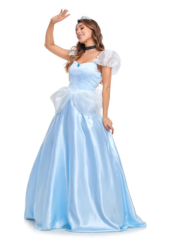 Princess Costume Dress Cinderella Stage Halloween Role-playing Women's Clothing Chinese Production Spring 2026 Hang Tag Price... view 3