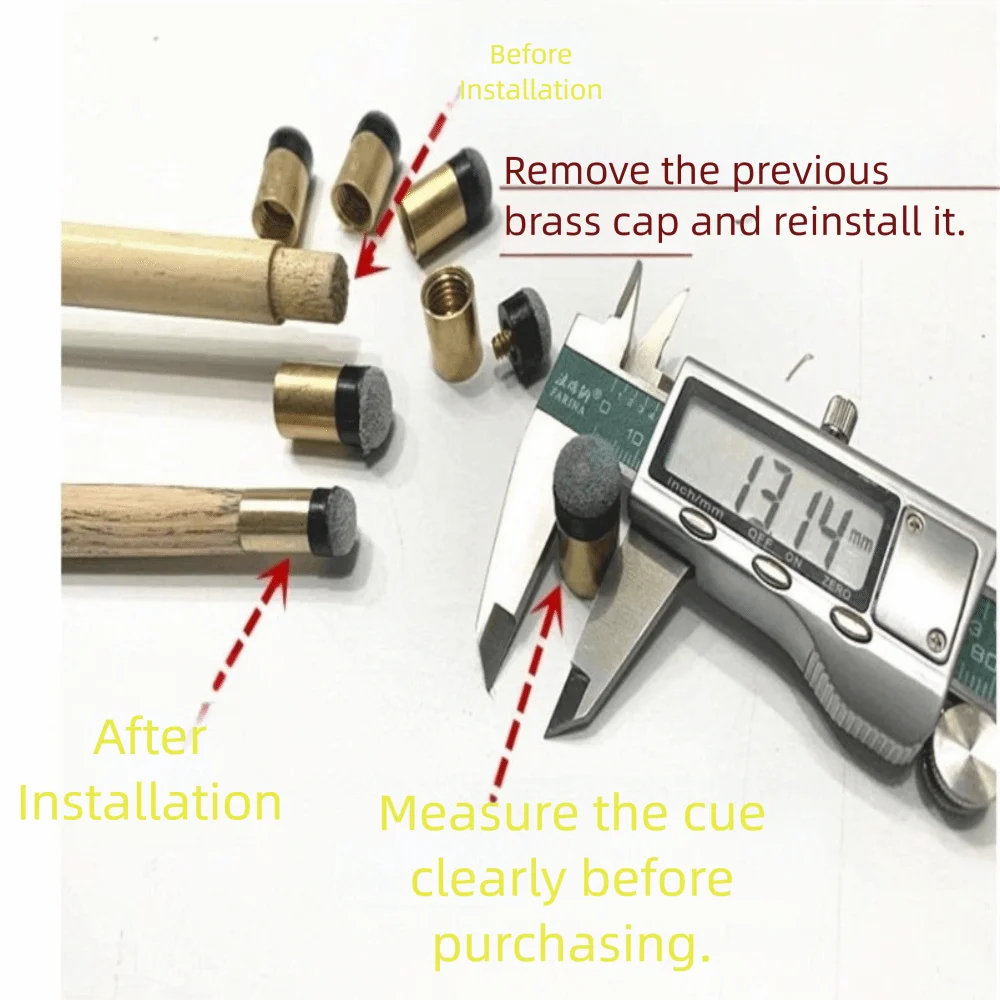 

Аксессуары для бильярда, 13 мм, насадки для кия, медная кожа, насадки для бильярдного кия, насадки для винтов для кия, игры для бильярда