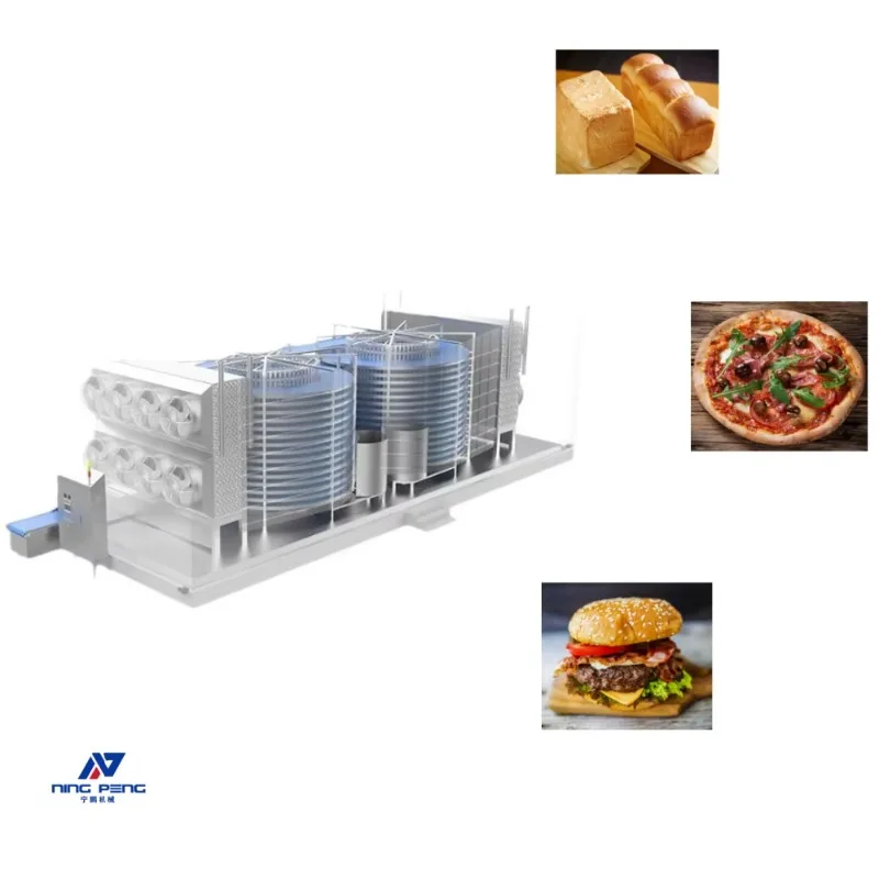 Blast Freezer Tunnel Industrial 30Kg Quick Hardening Freezing Tunnel Equipment for Commercial Food Manufacturing
