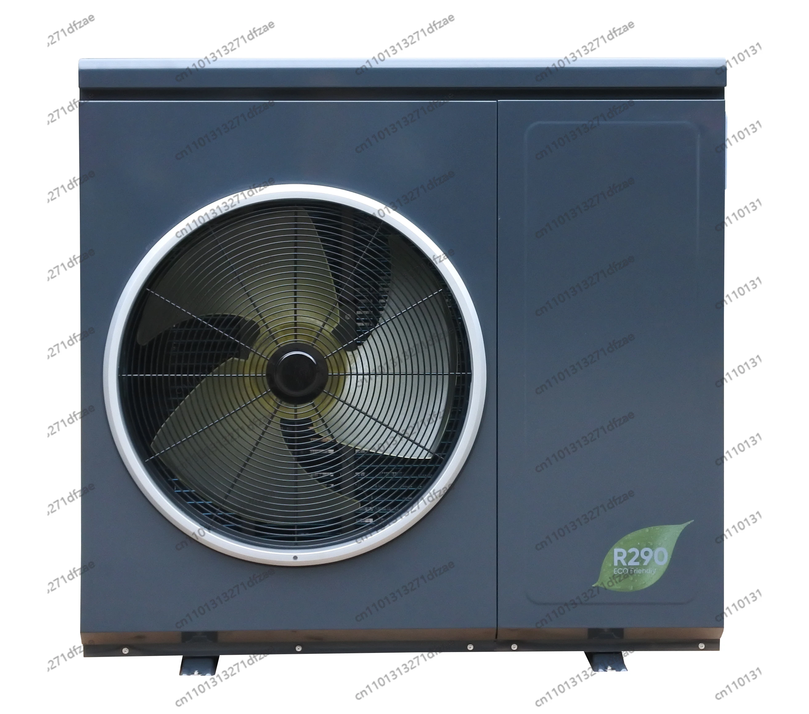 R290 6KW Warmtepomp Outdoor Patio Heater High Efficiency Heating for Garden Corrugated Box-Light White