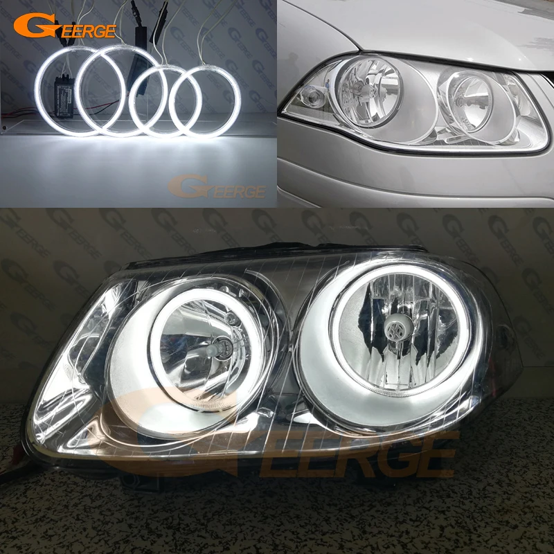 

Geerge для Volkswagen VW Jetta City Clasico Bora, отличный ультра яркий комплект колец с ангельскими глазами CCFL, автомобильные аксессуары