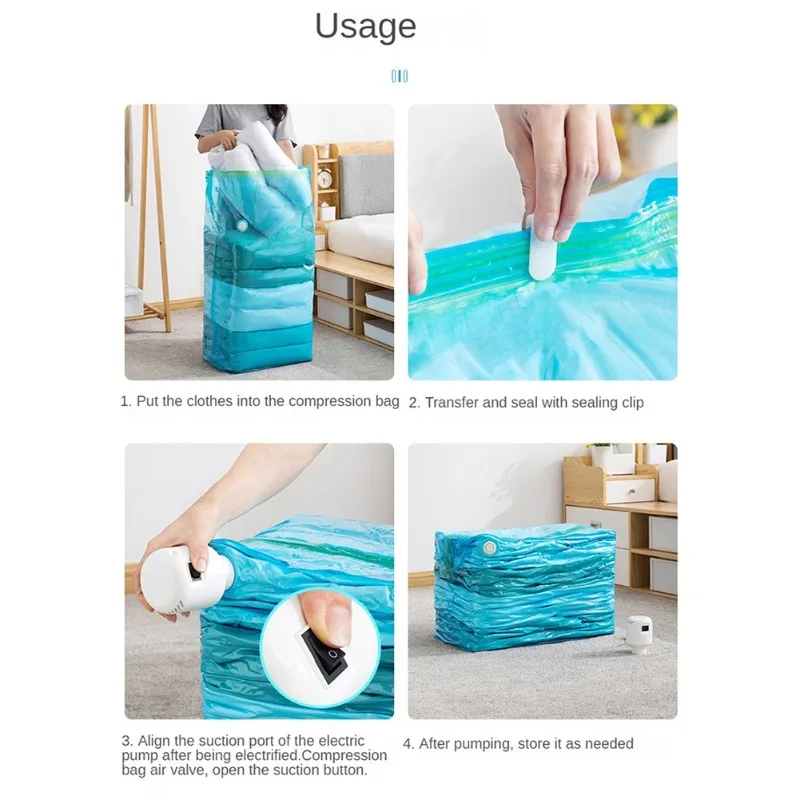 

【GRATEFUL】 Универсальный электрический вакуумный насос — в комплект входит несколько адаптеров для сумок для хранения — для международного использования — вилка стандарта США в комплекте