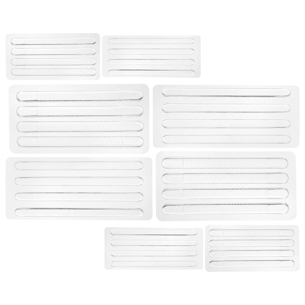 

32pcs Anti-wear Foot Stickers Transparent Silicone Heel Pads Strong Self-adhesive Reducing Friction Avoiding Pain Blisters