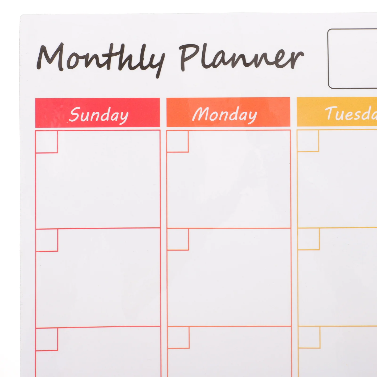 

Magnetic Fridge Calendar Dry Erase Board Monthly Planner Schedule Organizer Easy to Use Long Service Life Schedule Board