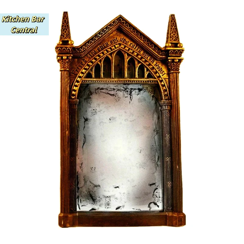 【1PC Mirror Of Erised Standing Bookshelf Decor Wizarding Witchy Items Magical Objects Wizard Home Decor Fantasy Gift】