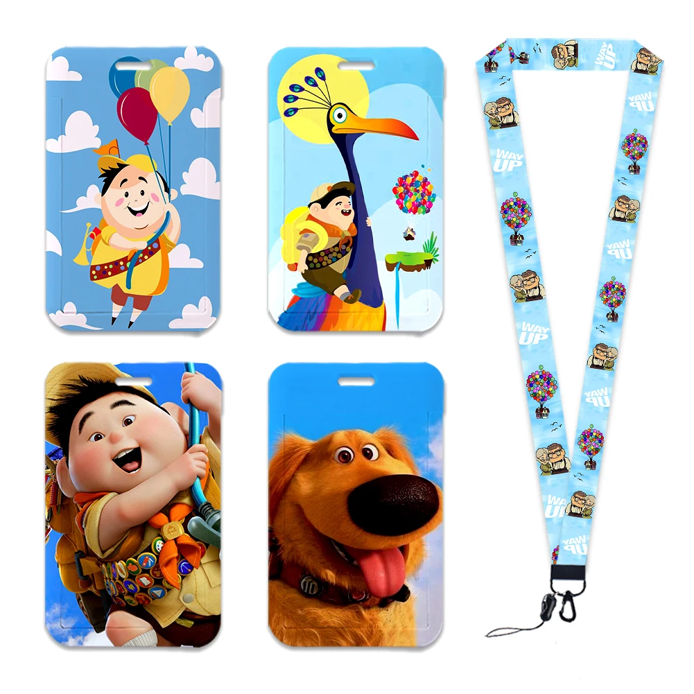 

Disney Movie Up Strap Lanyard for Keys Keychain Badge Holder ID Credit Card Pass Hang Rope Lariat Mobile Phone Charm Accessories