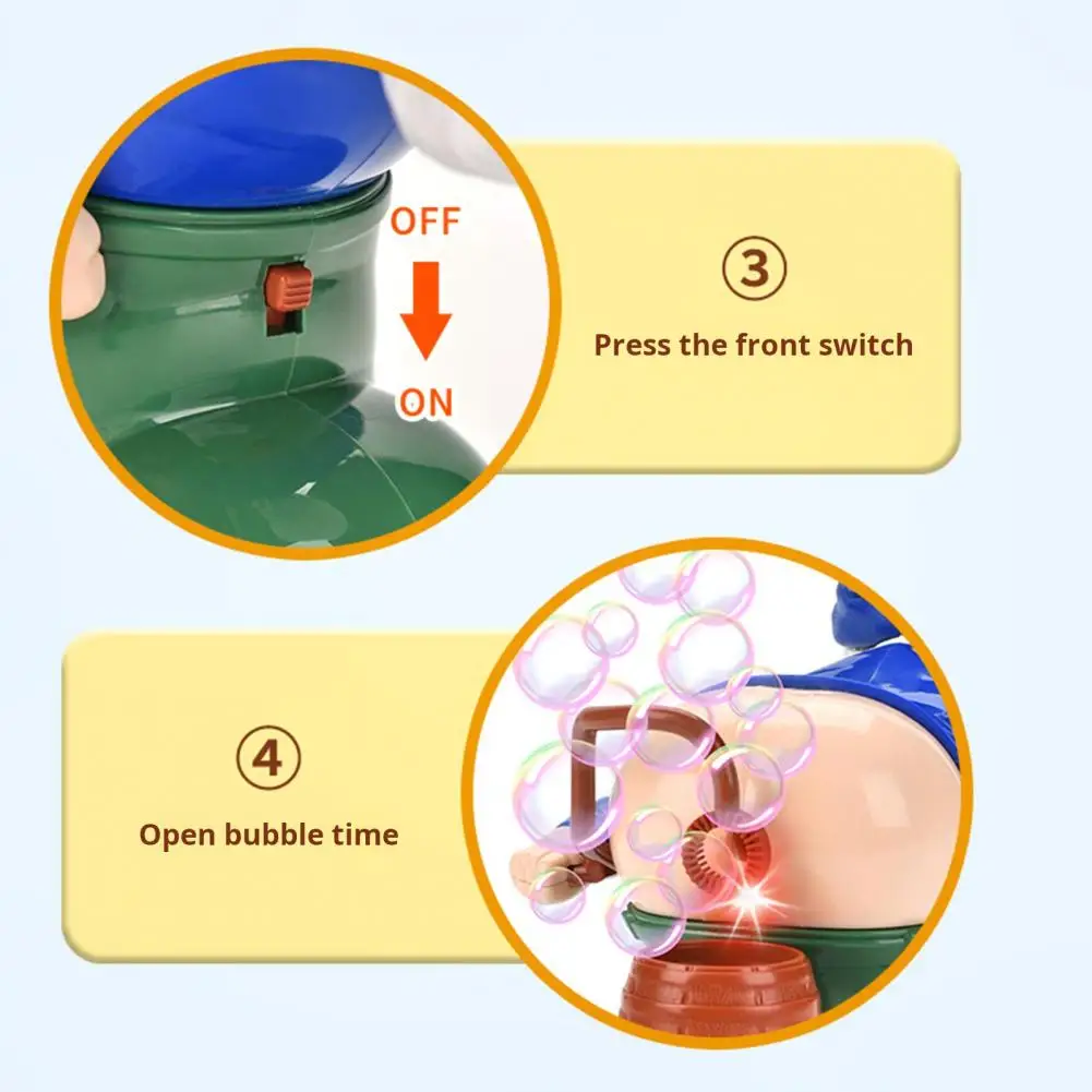 لعبة فقاعات الأطفال آلة فقاعات سانتا كلوز مع أصوات ضرطة وأضواء وامضة لعبة منفاخ فقاعات عيد الميلاد المضحكة لمتعة موسيقى عيد الميلاد