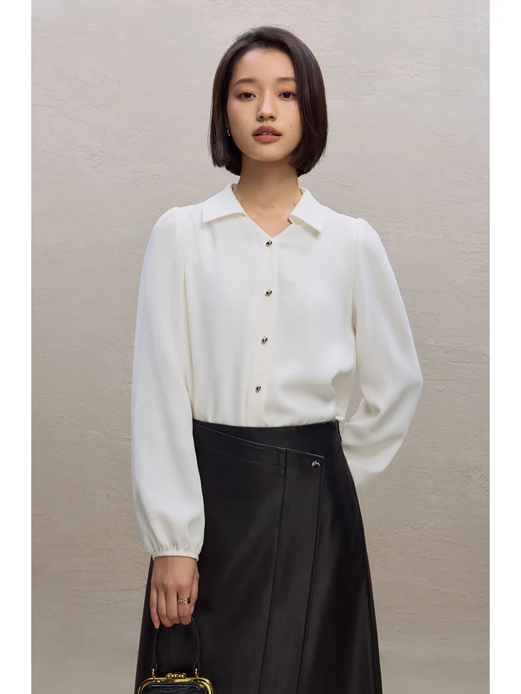 ZIQIAO Office Lady Shirt Dress Set Two-pieces Suit for Women Autumn Winter New Design Elegant Style Suit 23ZQ94424 23ZQ94405