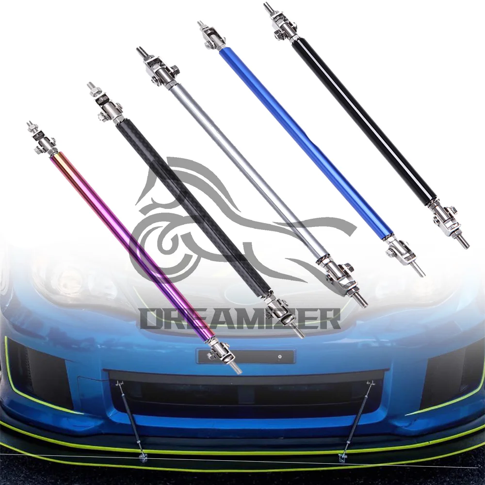 for Toyota Corolla Hatchback Car Front Bumper Lip Body Kit Spoiler Canard Splitter Diffuser Protector Covers with Strut Rod