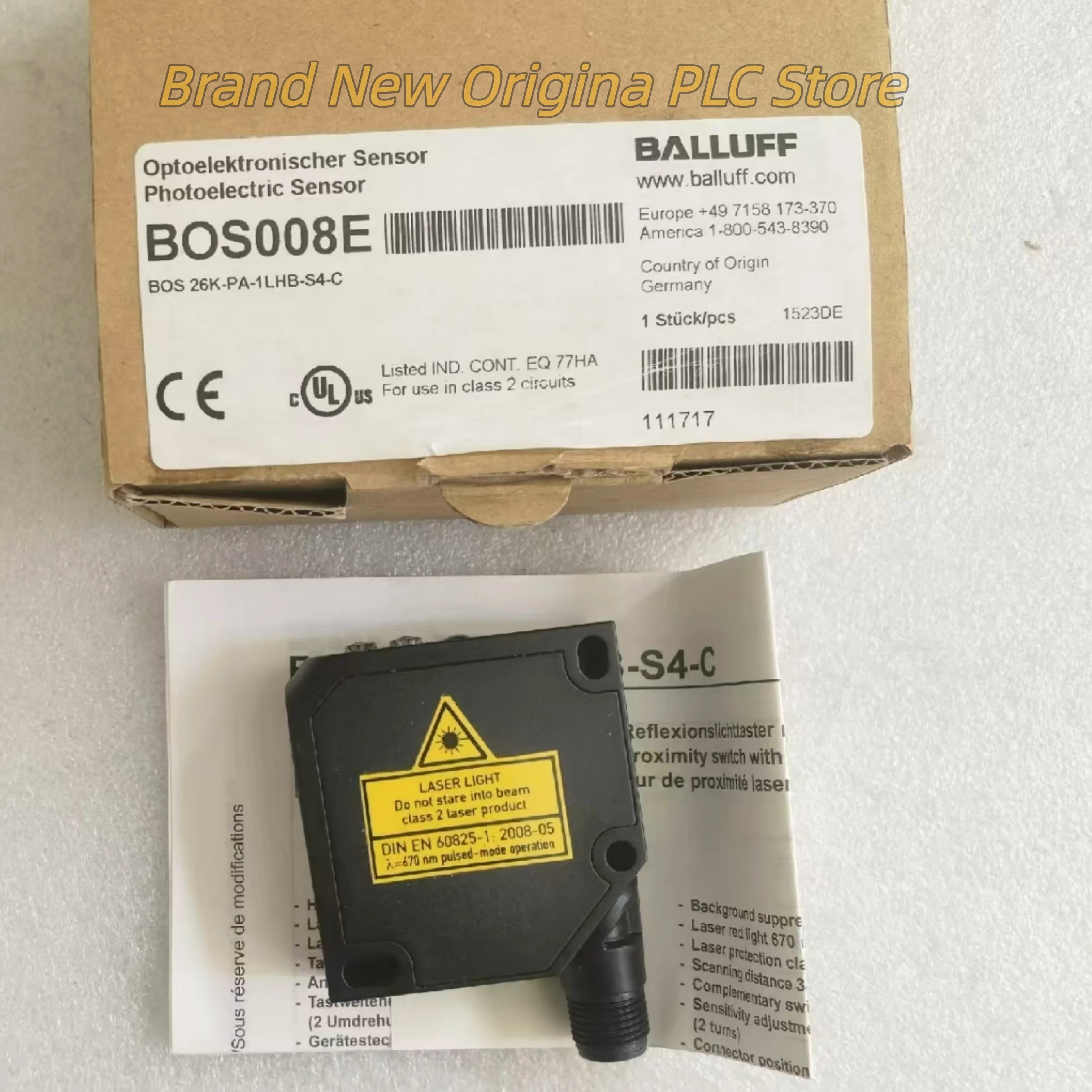 

Совершенно новый диффузный датчик BOS008E BOS26K-PA-1LHB-S4-C