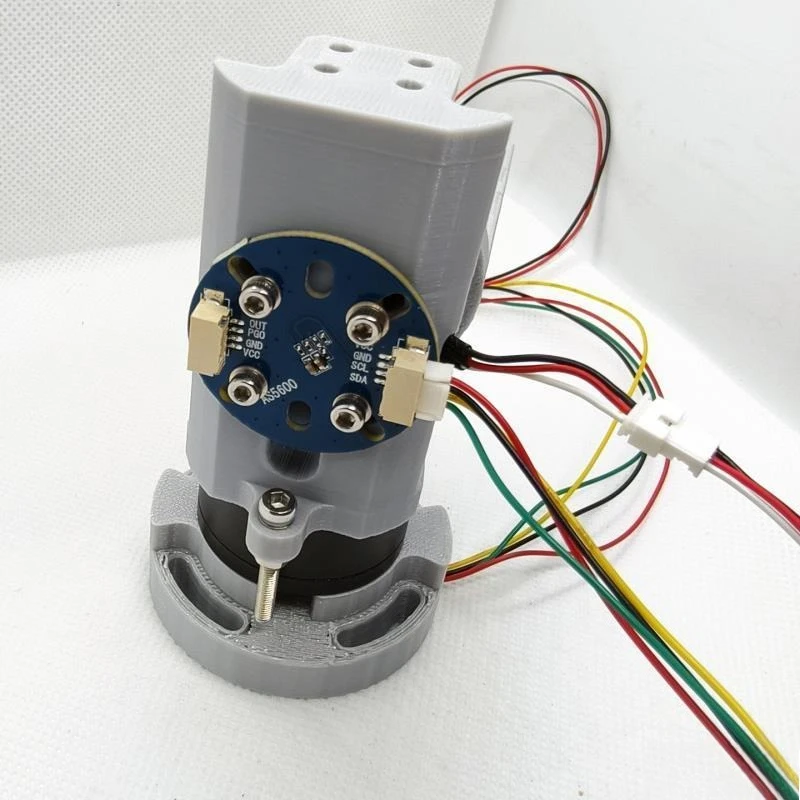 2-axis electric pan-tilt module bracket, brushless motor, silent and lightweight, 12V -loop, 125g